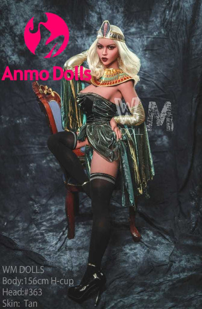 Sariyah: 156cm H-Cup WM Sex Doll, Cleopatra Outfit, Head #363 Anmodolls WM DOLLS - TPE