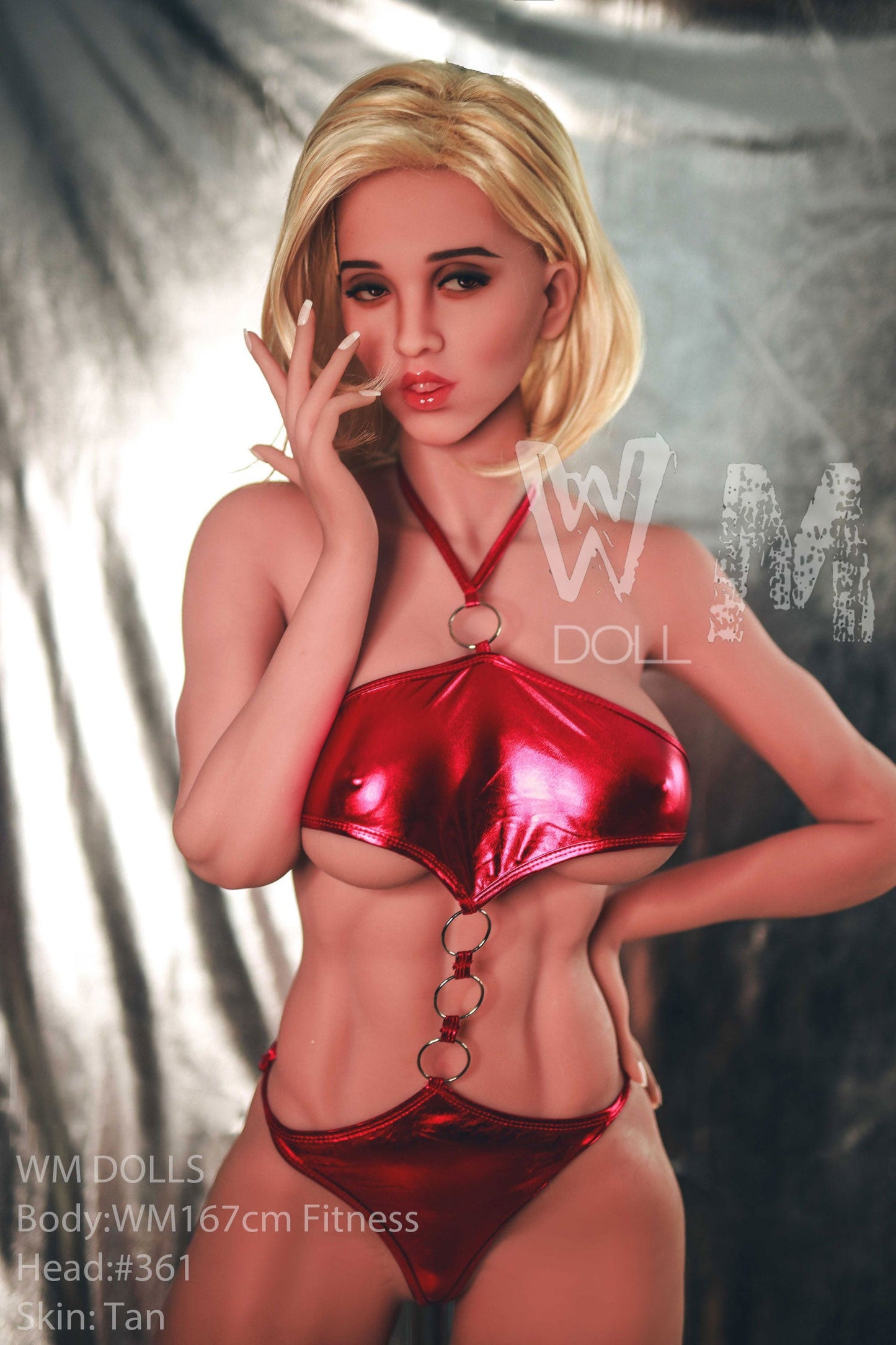 Vienna: Hot Blonde European, E-Cup, 167cm, WM Sex Doll, Head #361
