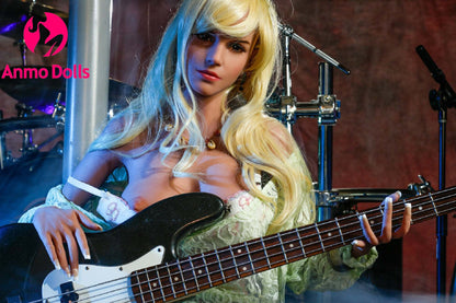 Hiba: YL's Musical Sex Doll with Slim Body, Petite Breasts, and a Love for the Guitar
