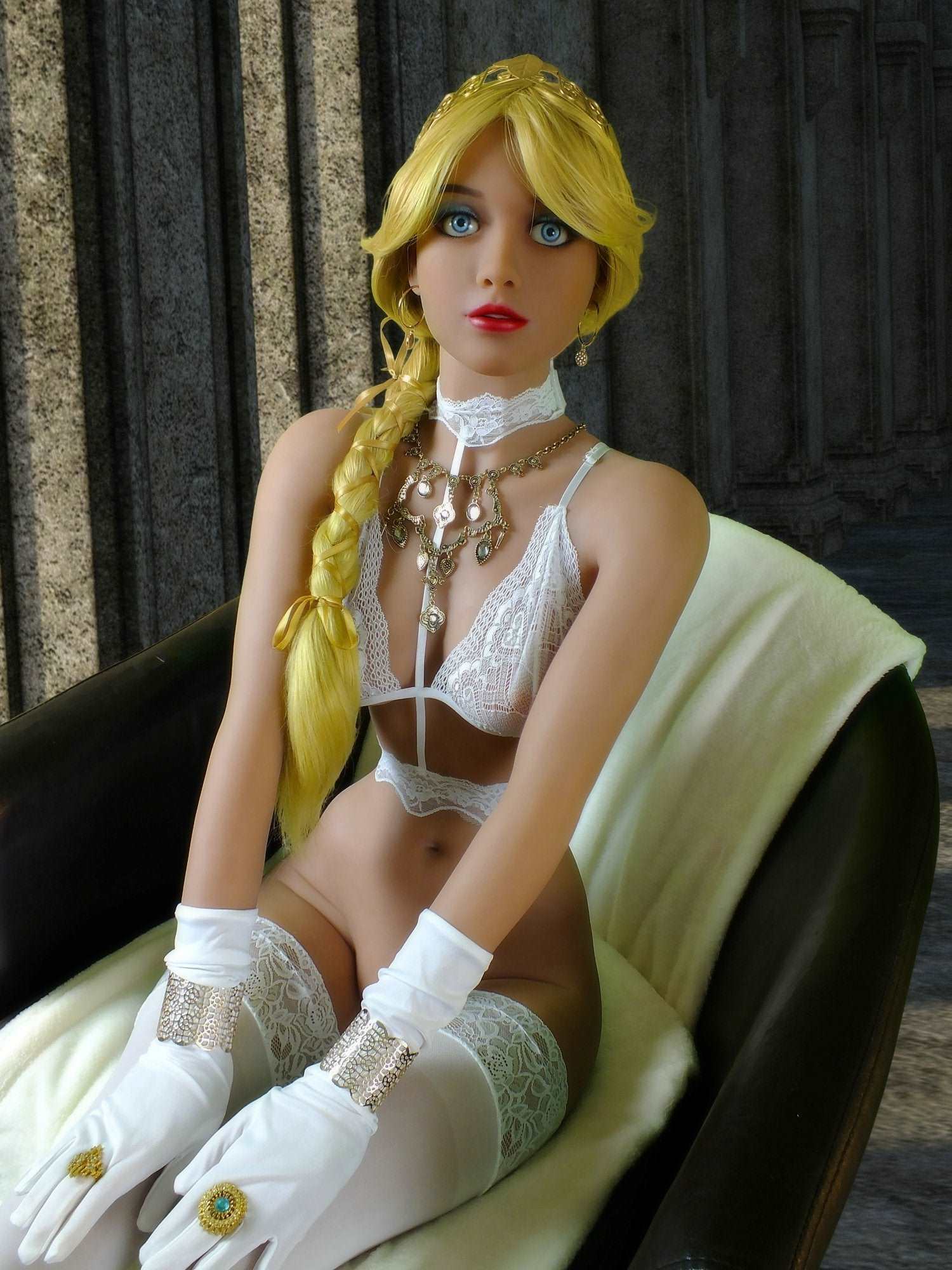 Adelaide: YL's Golden-Haired, Blue-Eyed 168cm Beauty with a Slender Physique Anmodolls YL