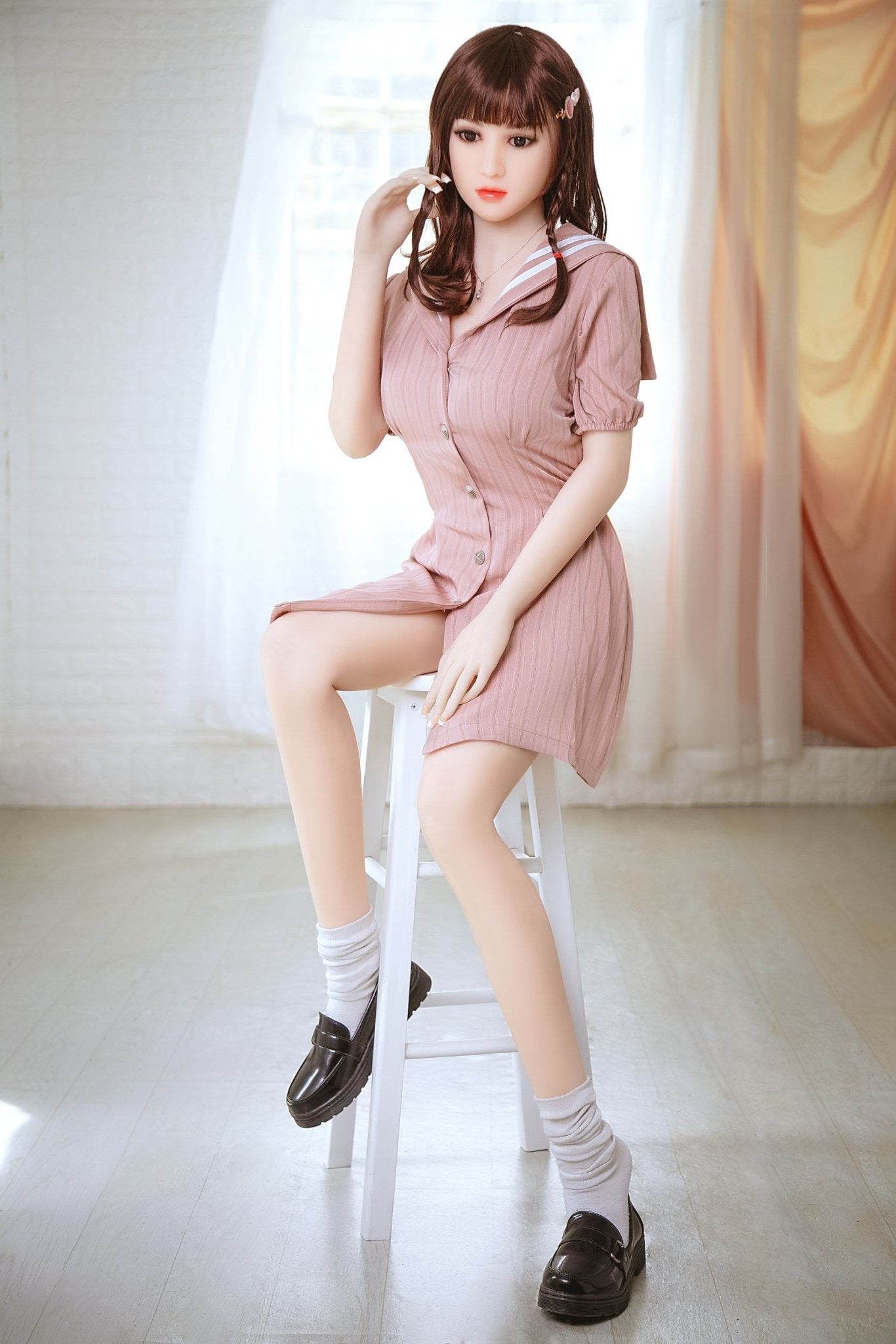 Jacqueline - Atrractive Student Sex Doll With a Silicone face -TPE Sex Doll by Anmodolls