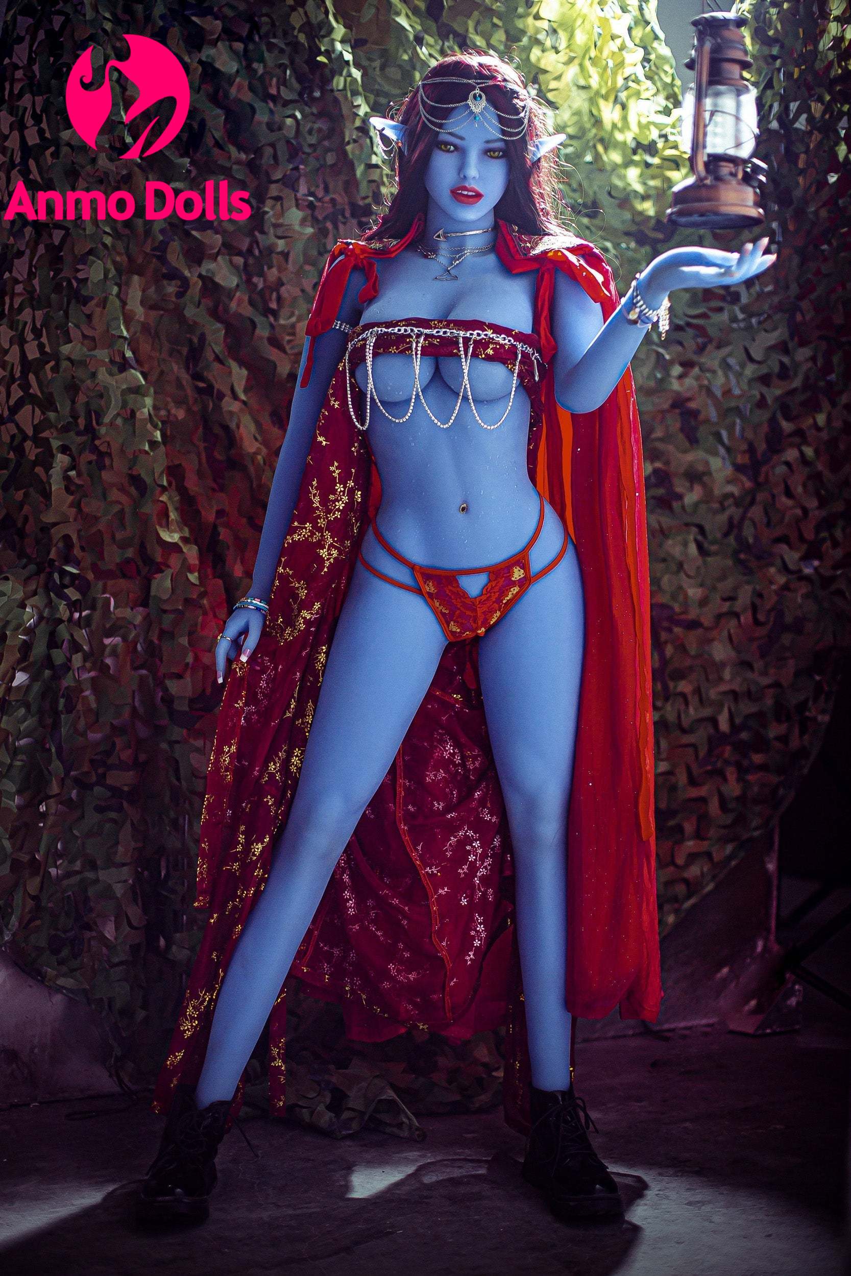 Alysha - Fantasy Blue Skin Sex doll -TPE Sex Doll by Anmodolls