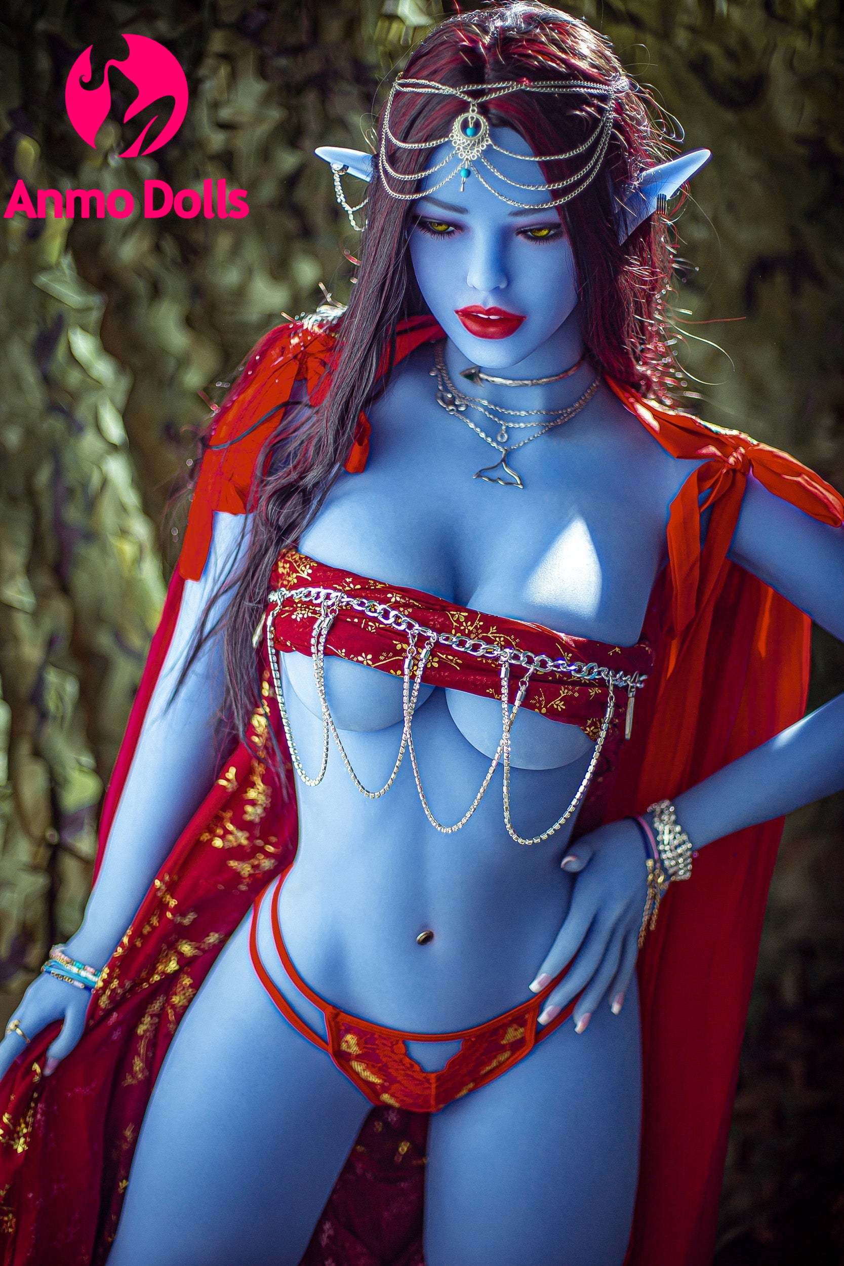Alysha - Fantasy Blue Skin Sex doll -TPE Sex Doll by Anmodolls