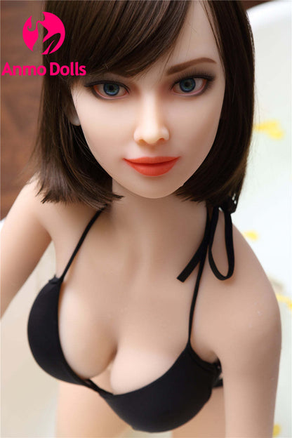 Halla - Beautiful White Sex doll with a angle face and blue eyes - TPE Sex doll by Anmodolls