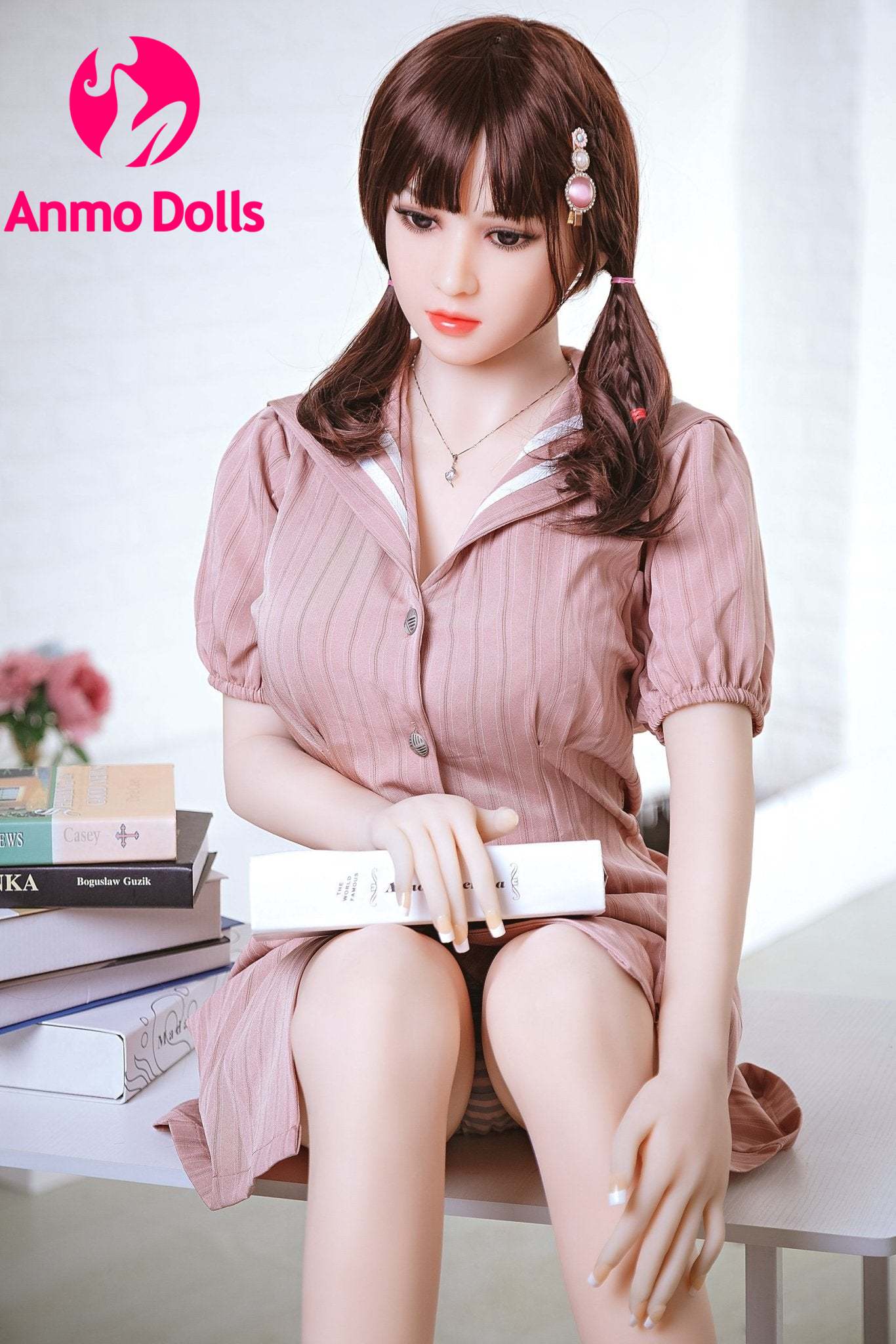 Jacqueline - Atrractive Student  Sex Doll With a Silicone face -TPE Sex Doll by Anmodolls