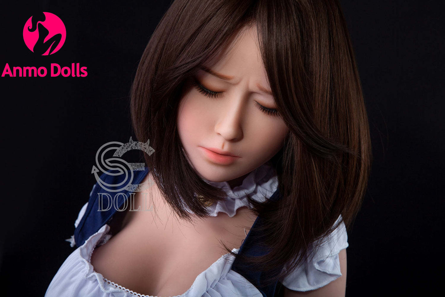 Eileen - Closed Eye TPE sex doll with maid uniform