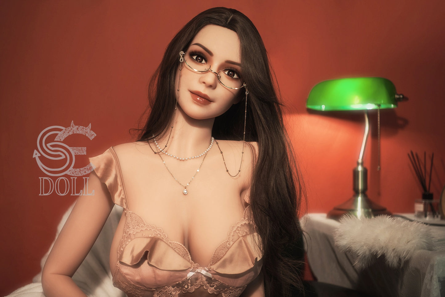 Hot and Nerdy Agnes - TPE Sex Doll with Glasses and Lifelike Texture