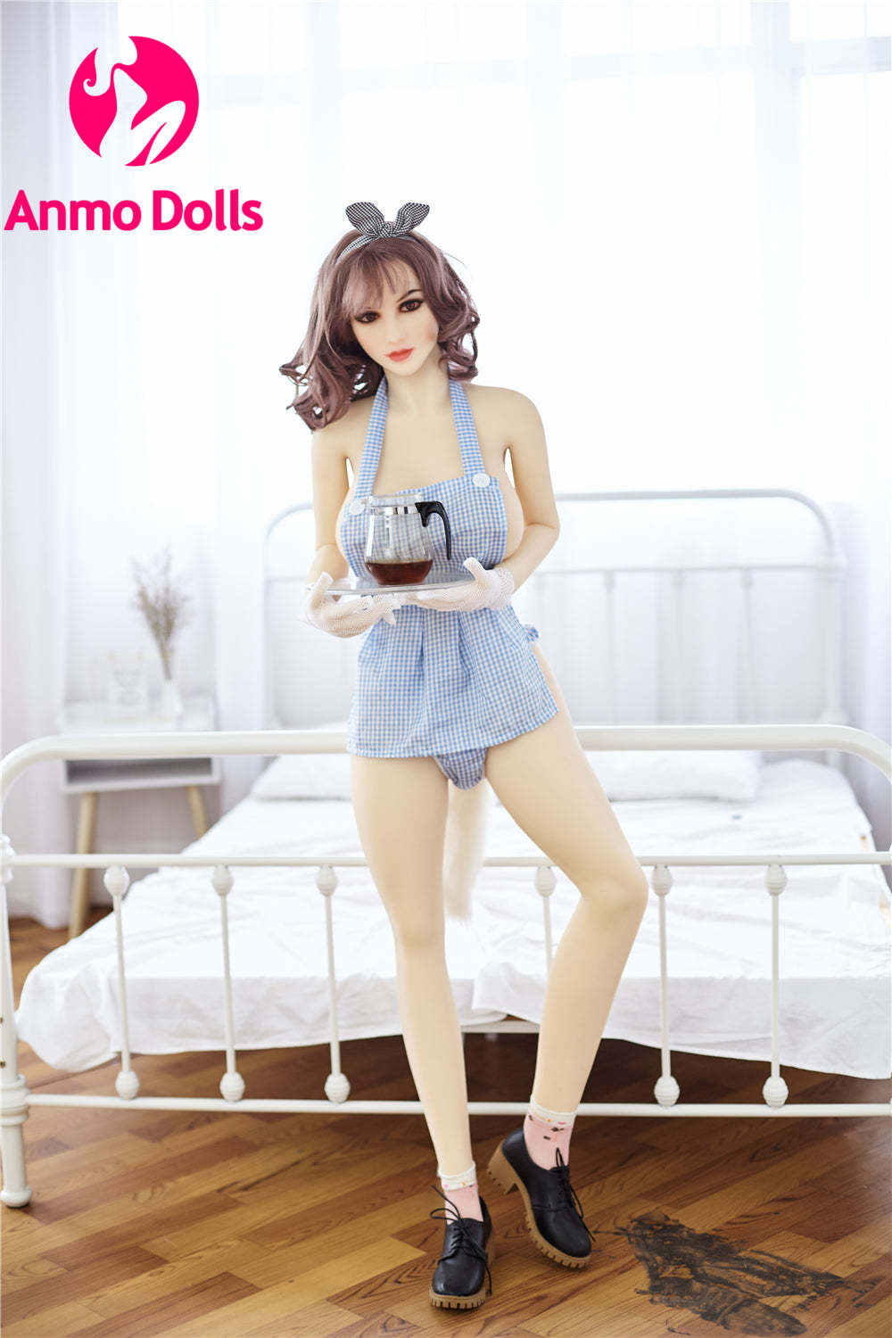 Samara - Sex doll plays with sex toys missing real Penis - TPE Sex Doll by Anmodolls